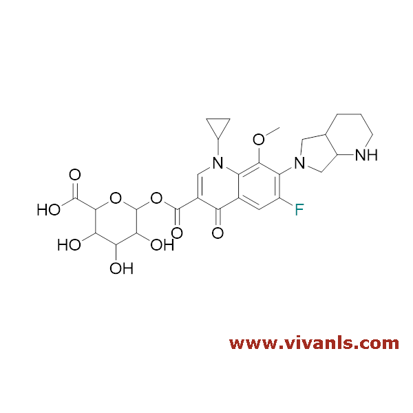 Glucuronides-Moxifloxacin Acyl B D glucuronide-1654753655.png